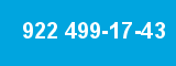 922 499-17-43 922 499-17-43